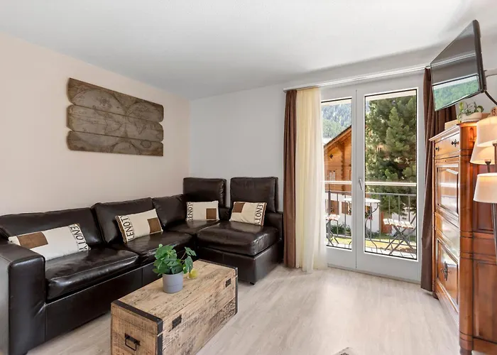 Zermatt, 4 Pers, 3 Lits - Balcon Avec Vue Et Petit Jardin *