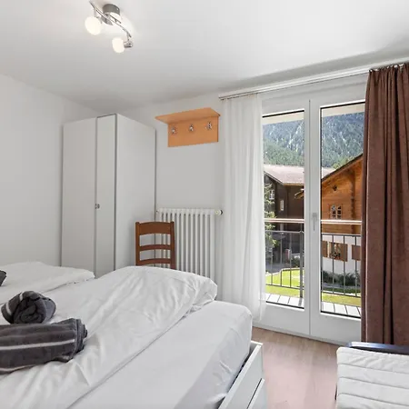 Appartement Zermatt, 4 Pers, 3 Lits - Balcon Avec Vue Et Petit Jardin *
