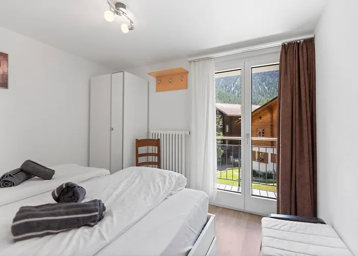 شقة Zermatt, 4 Pers, 3 Lits - Balcon Avec Vue Et Petit Jardin *